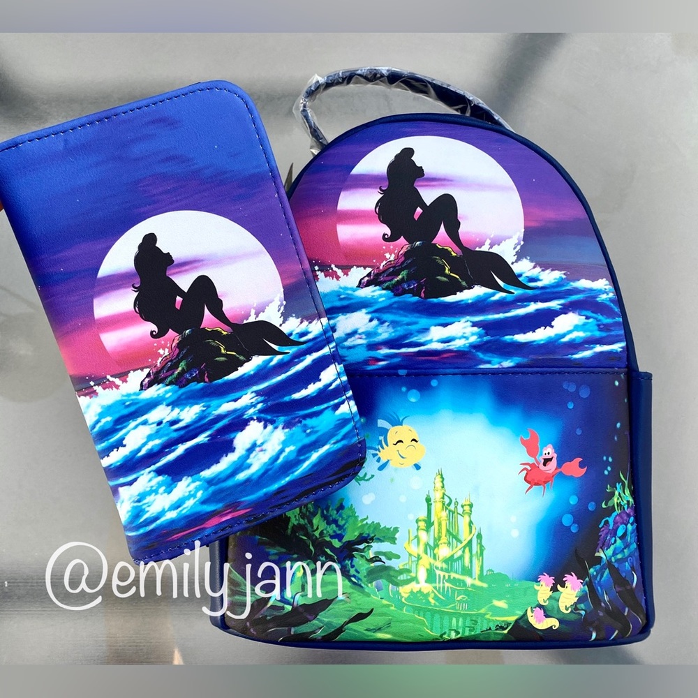 The Little Mermaid🧜🏻‍♀️Backpack Set - Picture 6 of 14